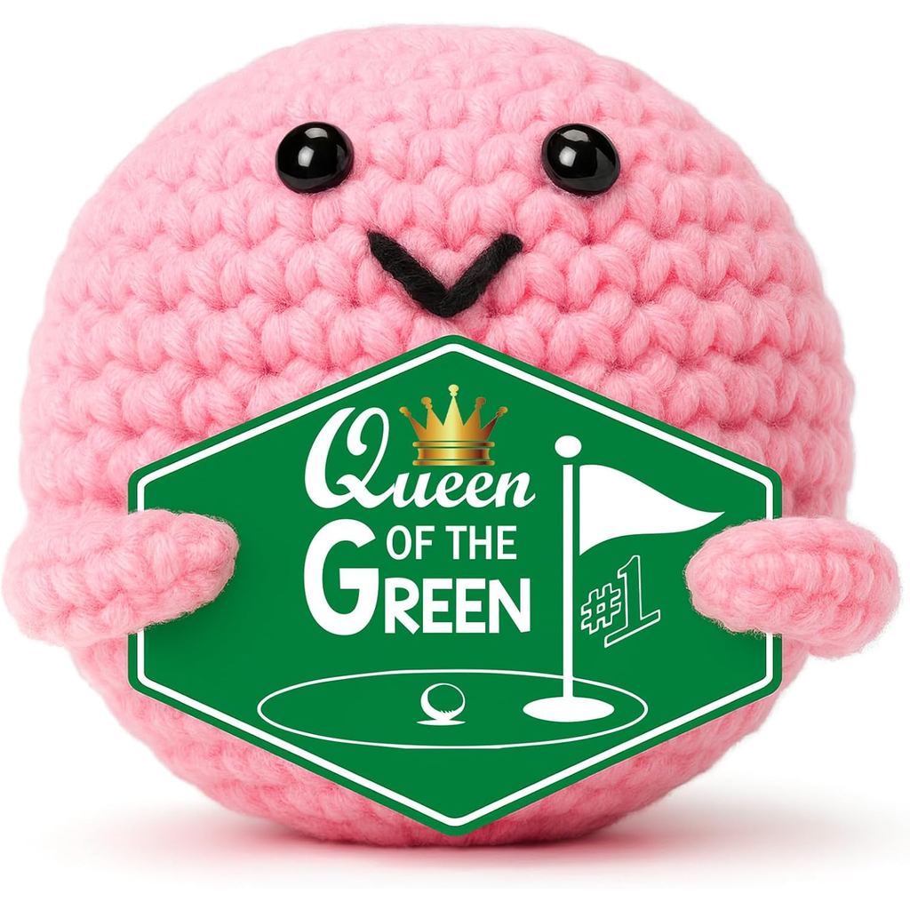 Presentes de Golfe de Aniversário para Mulheres - Rainha do Campo de Golfe, Acessórios de Golfe Inspiradores Feitos à Mã