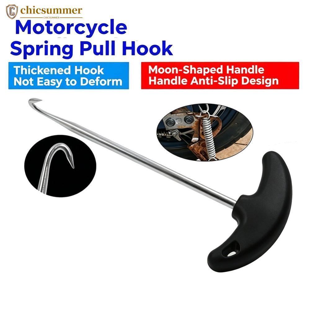 CHICSUMMER Motocicleta Pull-out Ganchos Mola De Escape T-Lidar Com Suporte Lateral Remoção De Embreagem Puxando Instrume