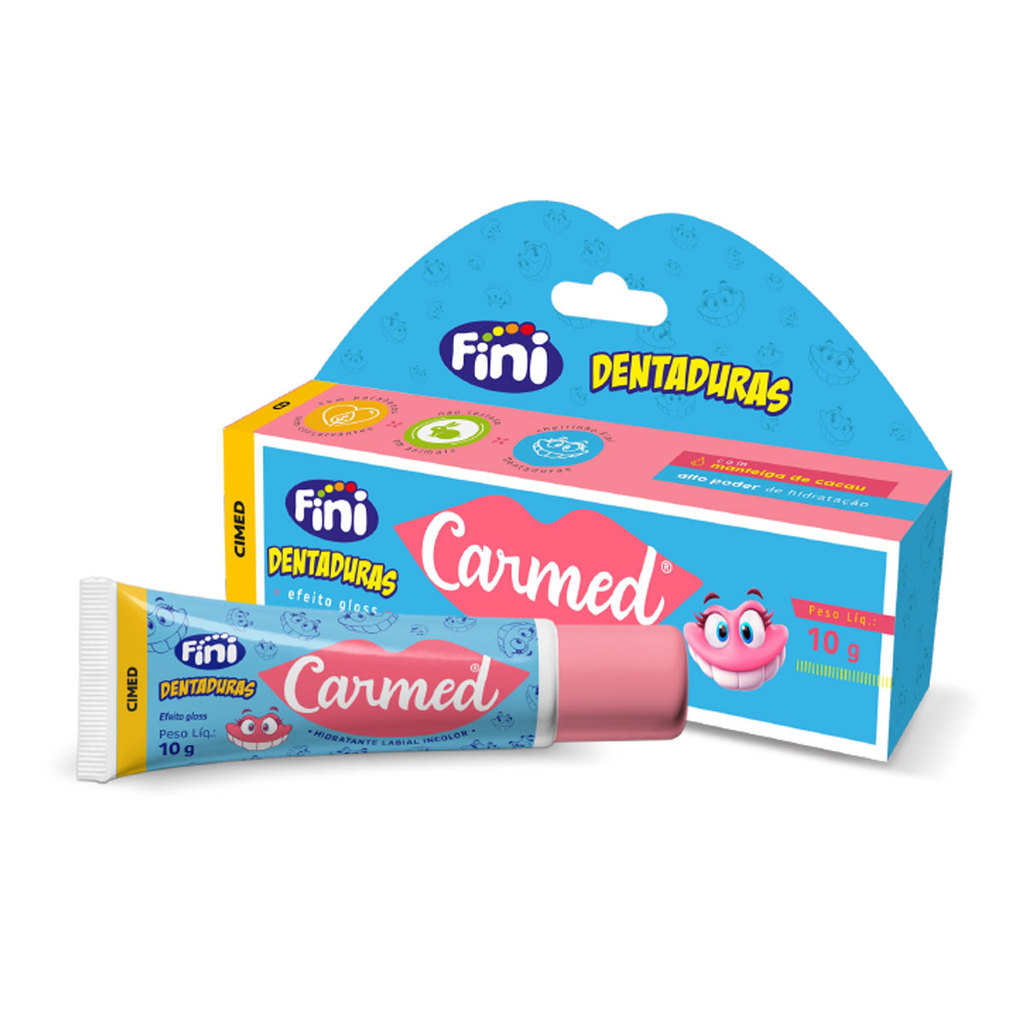 Hidratante labial Carmed Fini Dentaduras 10g