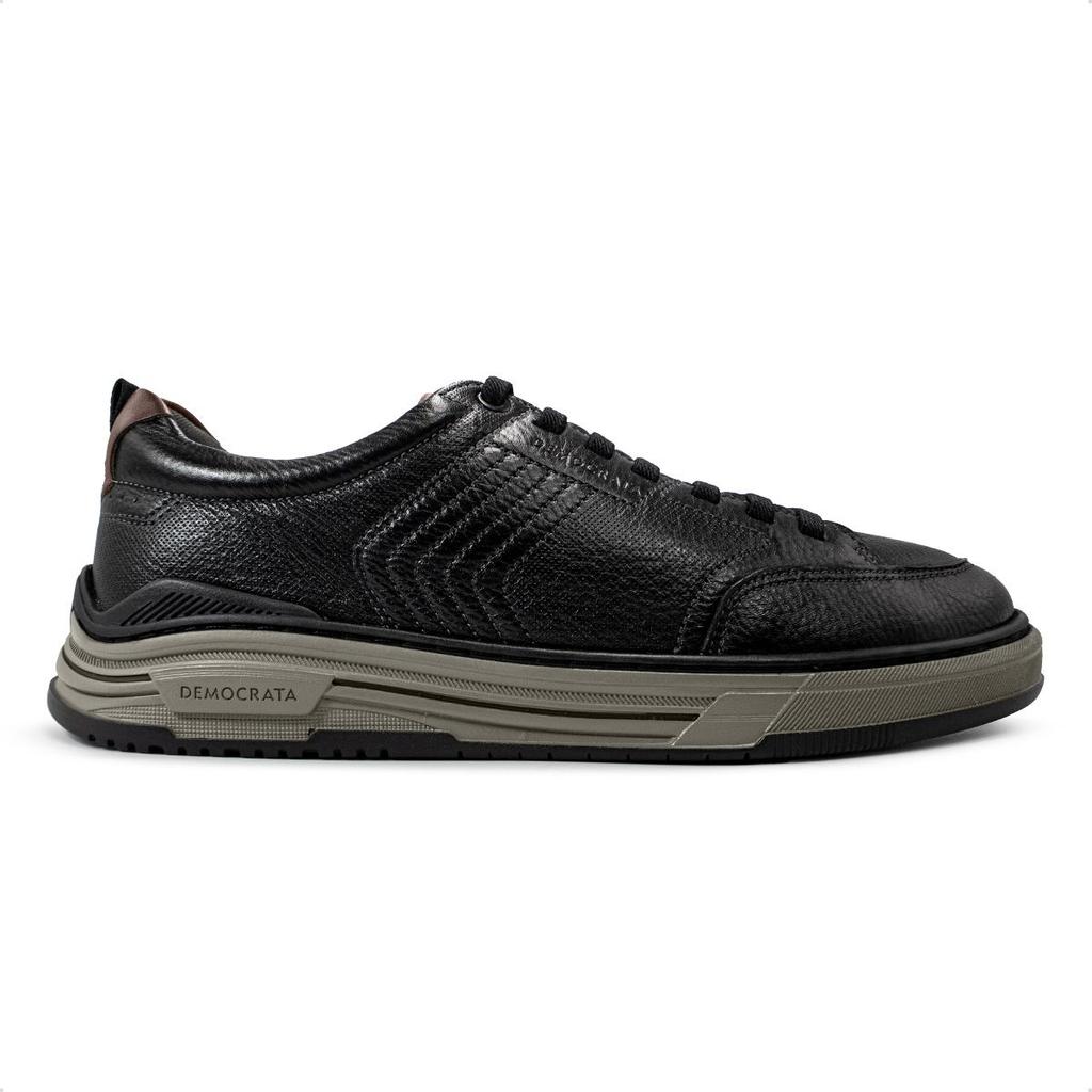 Tênis de Couro Democrata Masculino Dylan 640101
