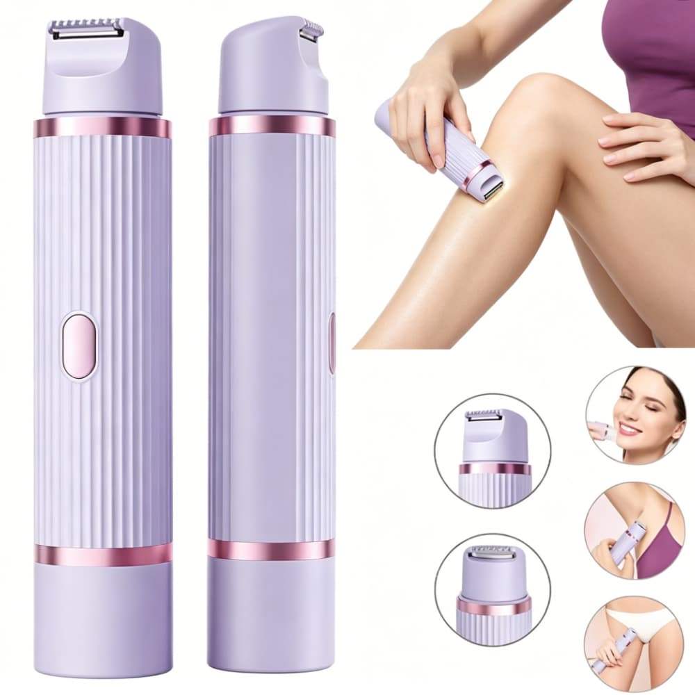Depilador Elétrico Feminino Recarregável USB Autonomia 60 Minutos Aparador De Pelos Corpo Rosto Envio Imediato