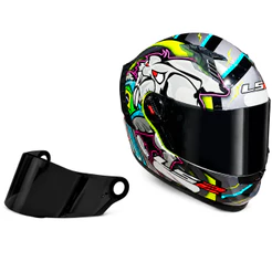 Viseira Fumê para Capacete ASX Para LS2 FF358 ou FW3 GT GTN GT CLASSIC