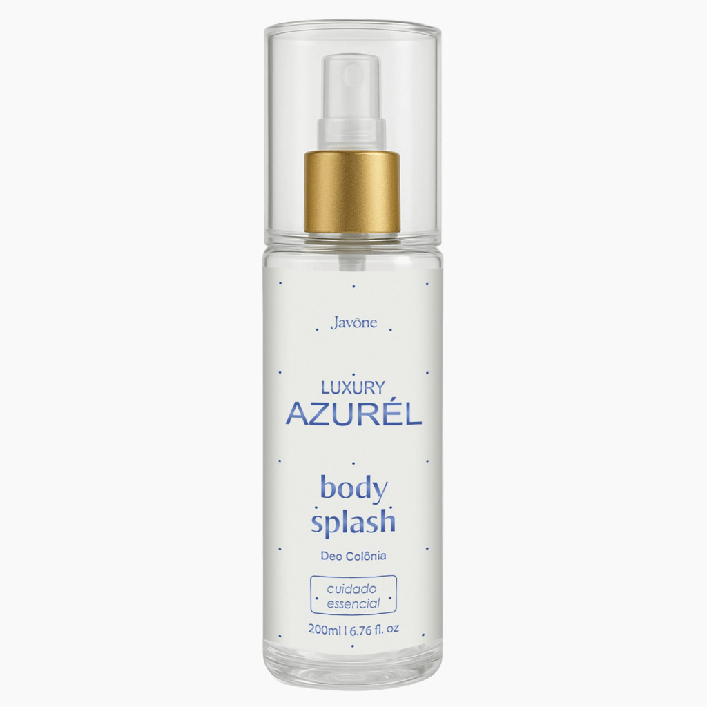 Body Splash Azurél Luxury Javône | Deo Colônia Refrescante | Qualidade, Encanto, Envio Imediato!