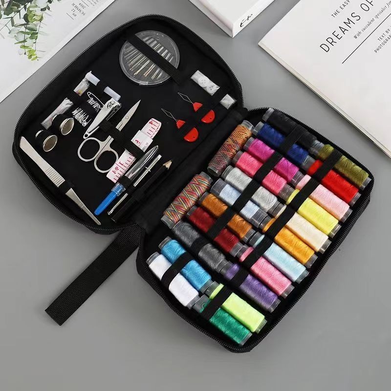 Conjunto De Costura Manual Pronto Para Viagens Em Um Estojo Multifuncional Compacto – Prepare Suas Roupas Qualquer Lugar