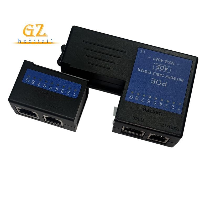 [gzhxdiizi1] Mini Testador De Cabo RJ45 LAN Ethernet Network RJ11 RJ12 CAT5 6 7 UTP Teste Ferramenta De Rede Suporte PoE