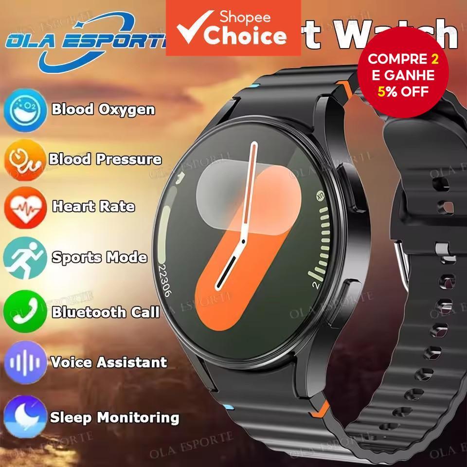 Relógio Inteligente para Samsung Galaxy Watch 7 Ultra, Smartwatch para mulheres e homens, tela AMOLED, chamadas