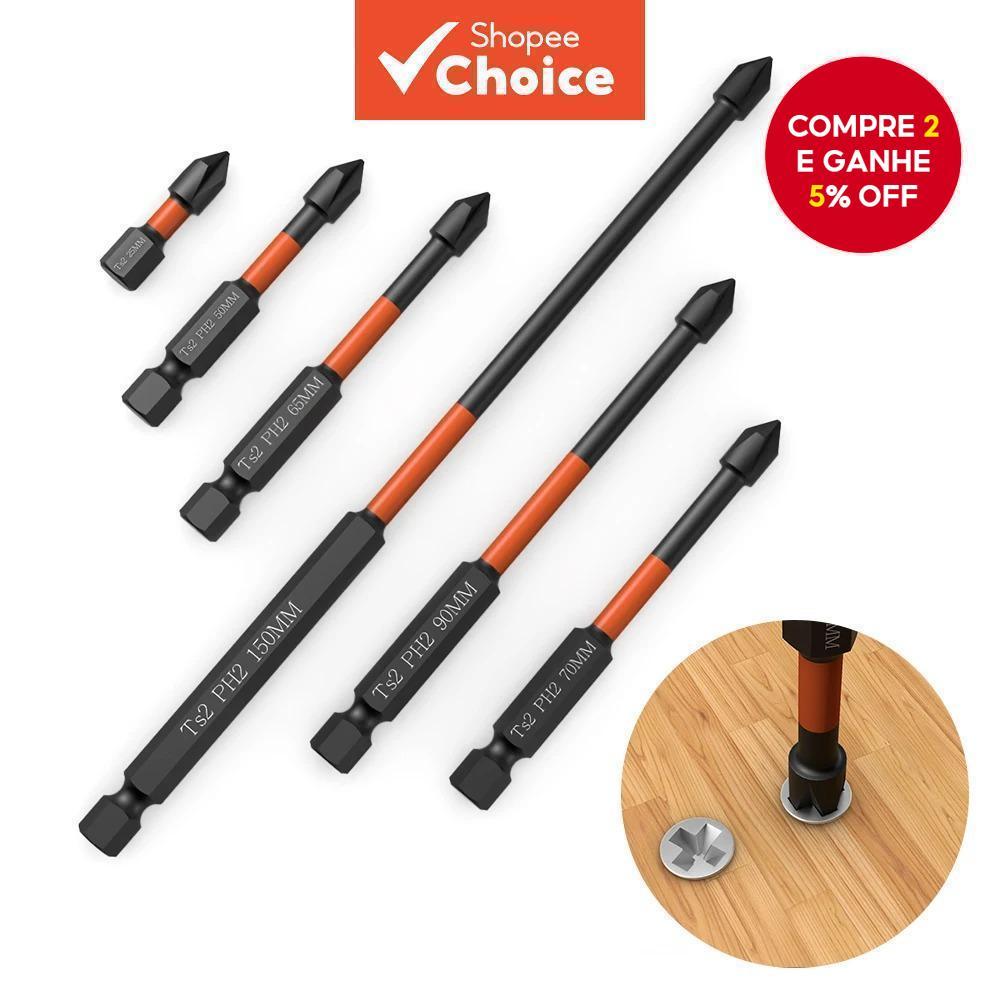 Vários Unidades S2 Liga Magnética Cruz Chave De Fenda Bits Hardware