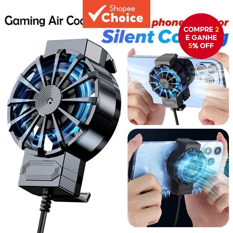 Mini Turbo Furacão Ventilador De Refrigeração X16 PUBG Jogo Cooler Android Dissipador Calor