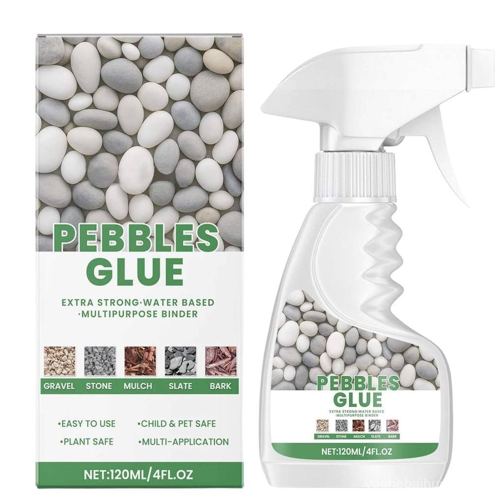 Adesivo para Cascalho 120 ml, Agente de Ligação Resistente ao Gelo para Uso Externo, Adesivo para Mármore, Agente de Lig