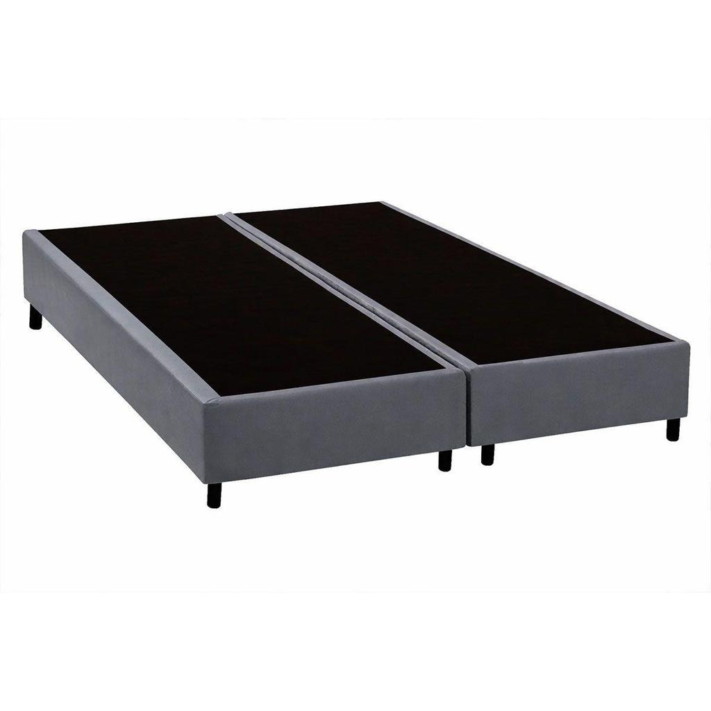 Cama Box Base King Universal Courano Gray (193x203x20) - Costa Rica