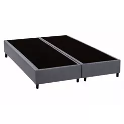 Cama Box Base King Universal Courano Gray (193x203x20) - Costa Rica