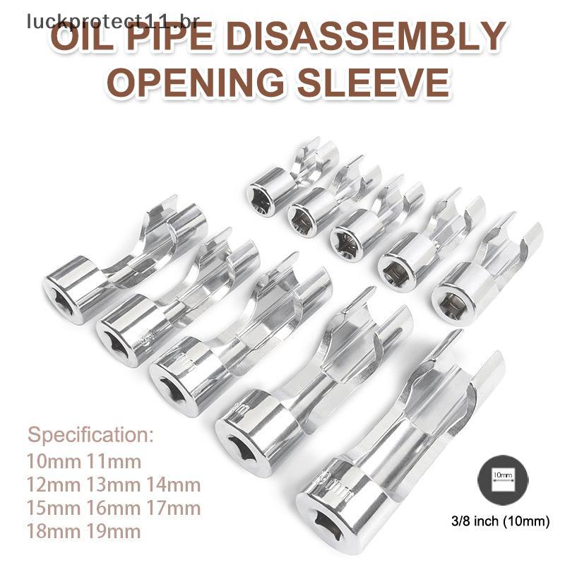 LTBR Injetor Diesel Linha De Combustível Soet Chave 10mm-19mm Manga Aberta Remoção Óleo União Porca Adaptador Ferramenta