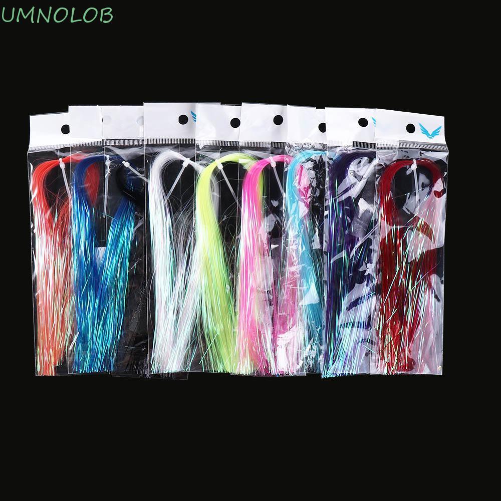 UMNOLOB Fly Tying Tinsel Ferramentas De Pesca Acessórios Streamer Isca Brilhante Materiais De Amarração De Mosca