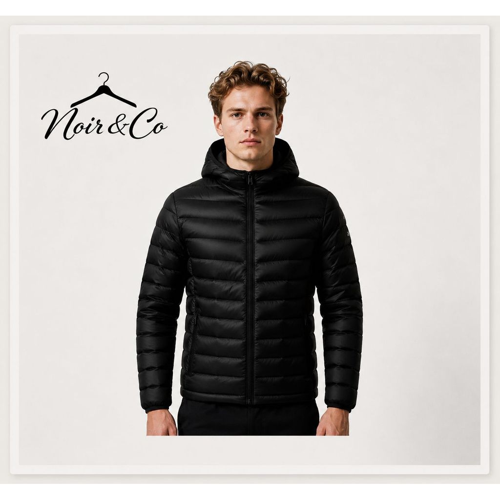 Jaqueta Puffer Premium Bobojaco Bomber | Capuz Removível | Casaco de Inverno | Unissex | Streetwear