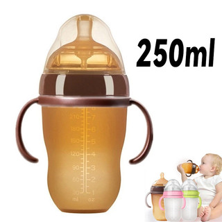 Mamadeira Silicone Anti-cólica Igual Peito Materno 250ml