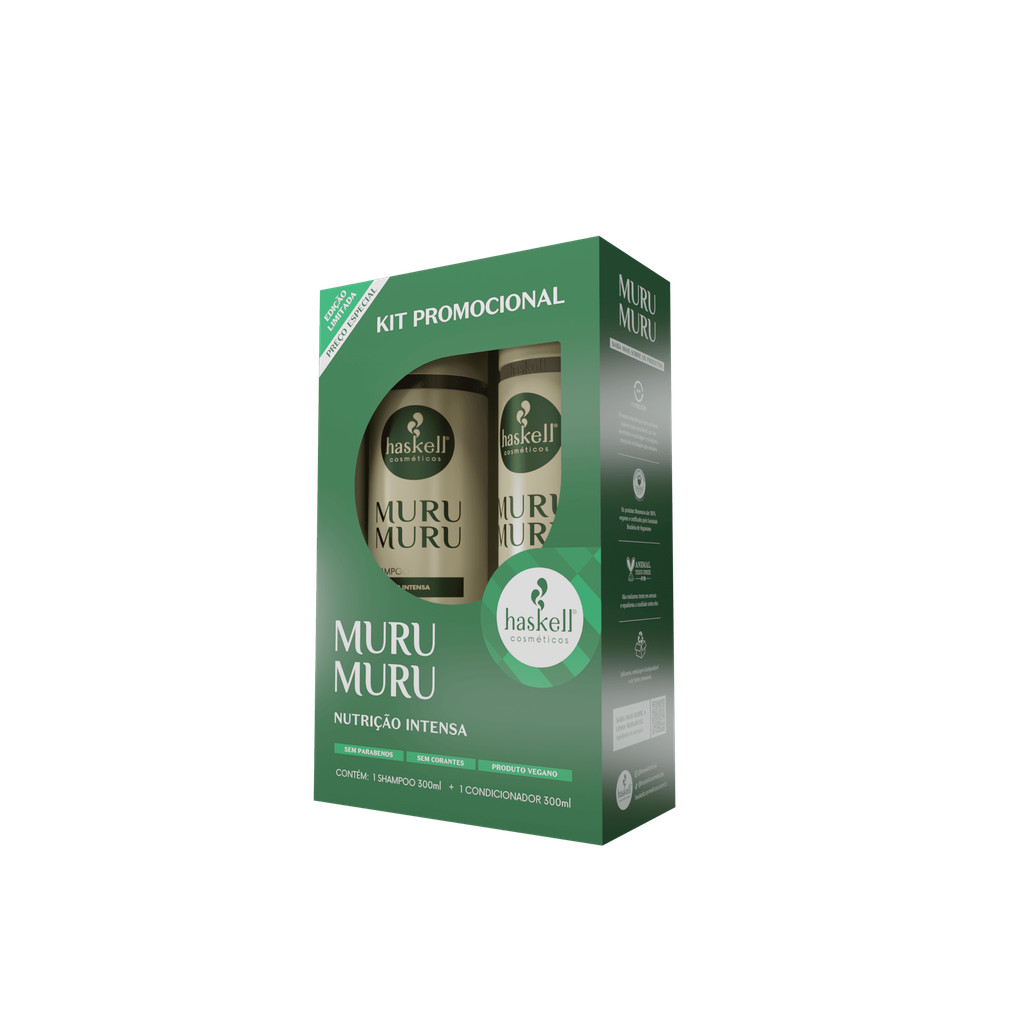 Kit Murumuru Shampoo e Condicionador 300ml - Haskell