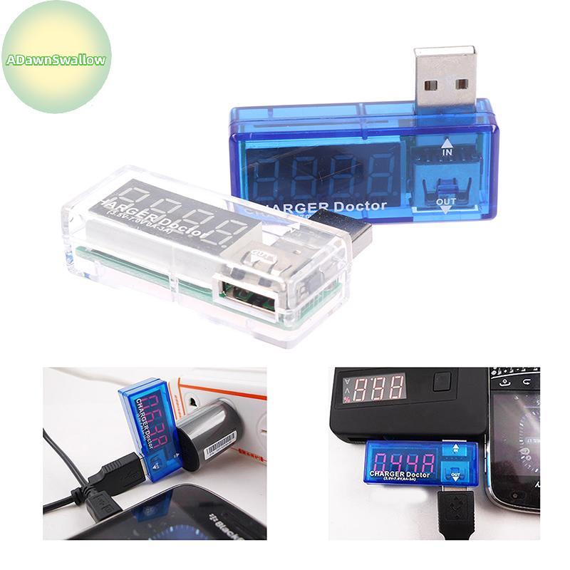 ADS USB Medidor De Testador De Tensão De Corrente De Carregamento De Energia Móvel Mini Carregador BR