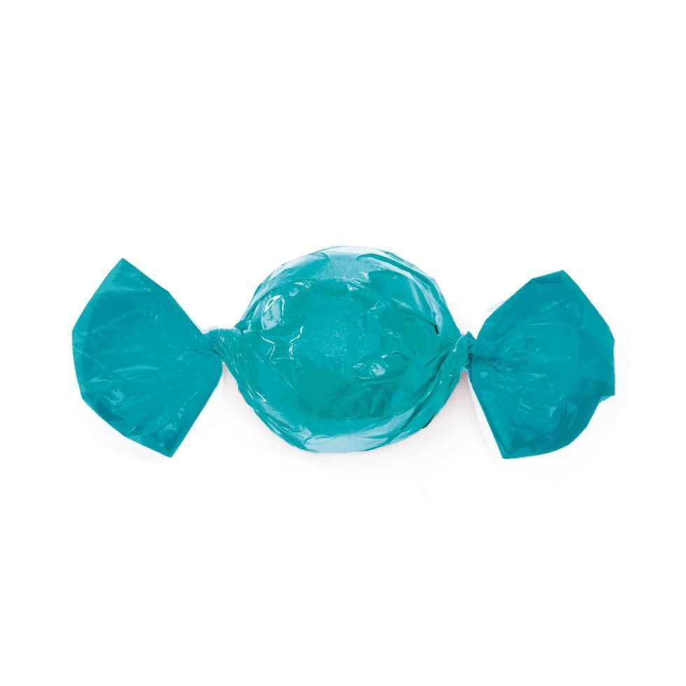 100 Embalagem de Trufa 14,5x15,5cm Liso Turquesa Cromus