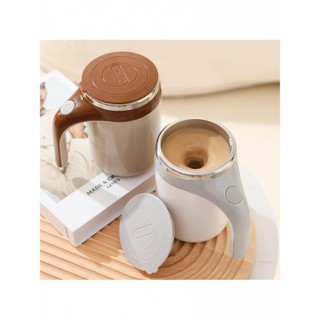 Copo liquidificador elétrico de carregamento preguiçoso automático rotativo copo café aço inoxidável criativo magnético 