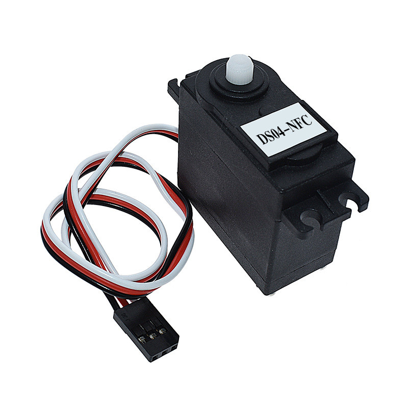 DS04-NFC Engrenagem de direção de 360 graus, rotação contínua, Motor de engrenagem DC, acessórios para carro inteligente