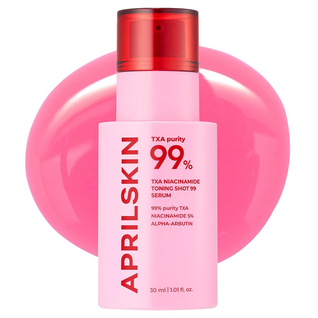 APRILSKIN TXA Niacinamide Toning Shot 99 Spicule Sérum Facial｜Sérum Potenciador da Pele para Clareamento e Cuidado dos P