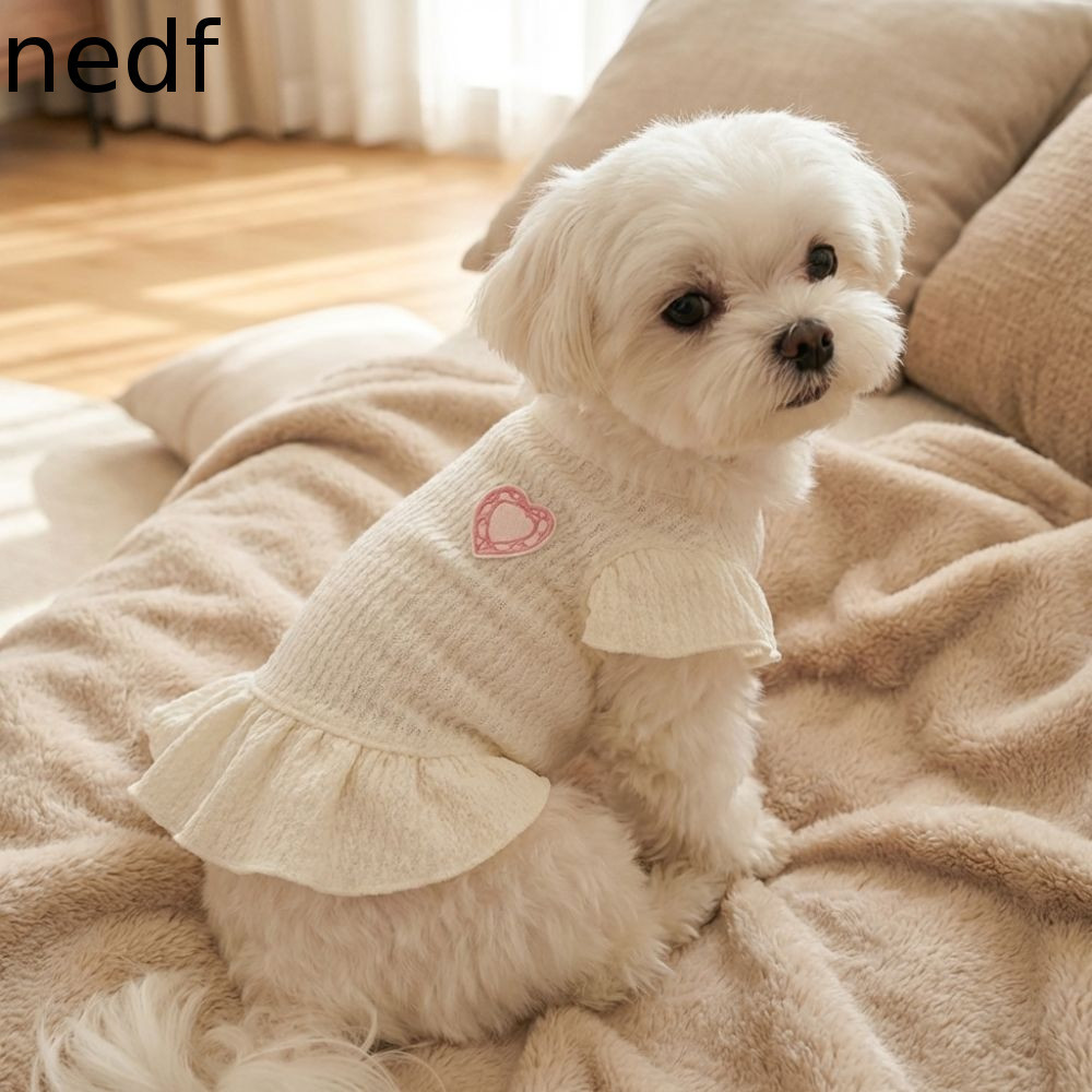 NEDFS Vestido De Princesa Para Cachorro , Saia De Bolo Animais De Estimação Com Manga Voadora De Malha Respirável , Fant