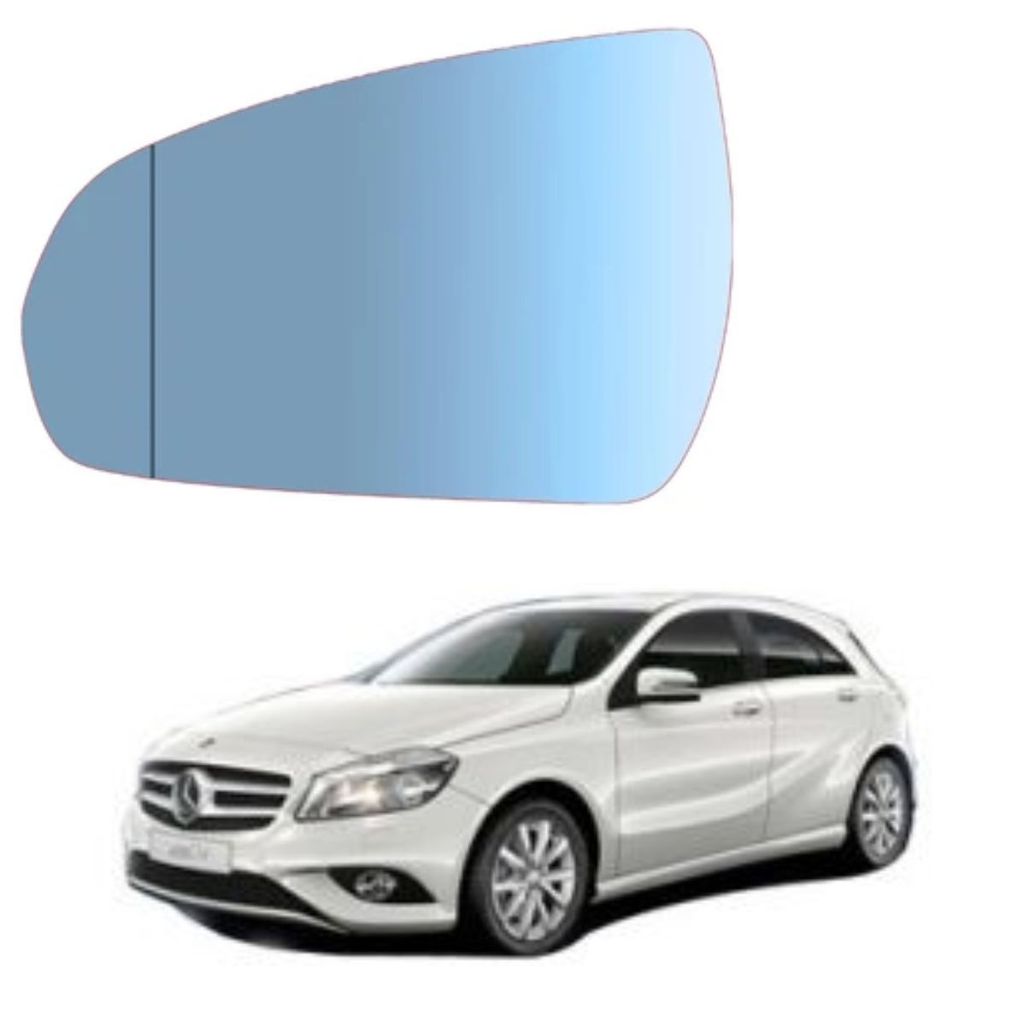 LENTE ESPELHO RETROVISOR AZUL CLASSE A 99-05 ASFÉRICO LE