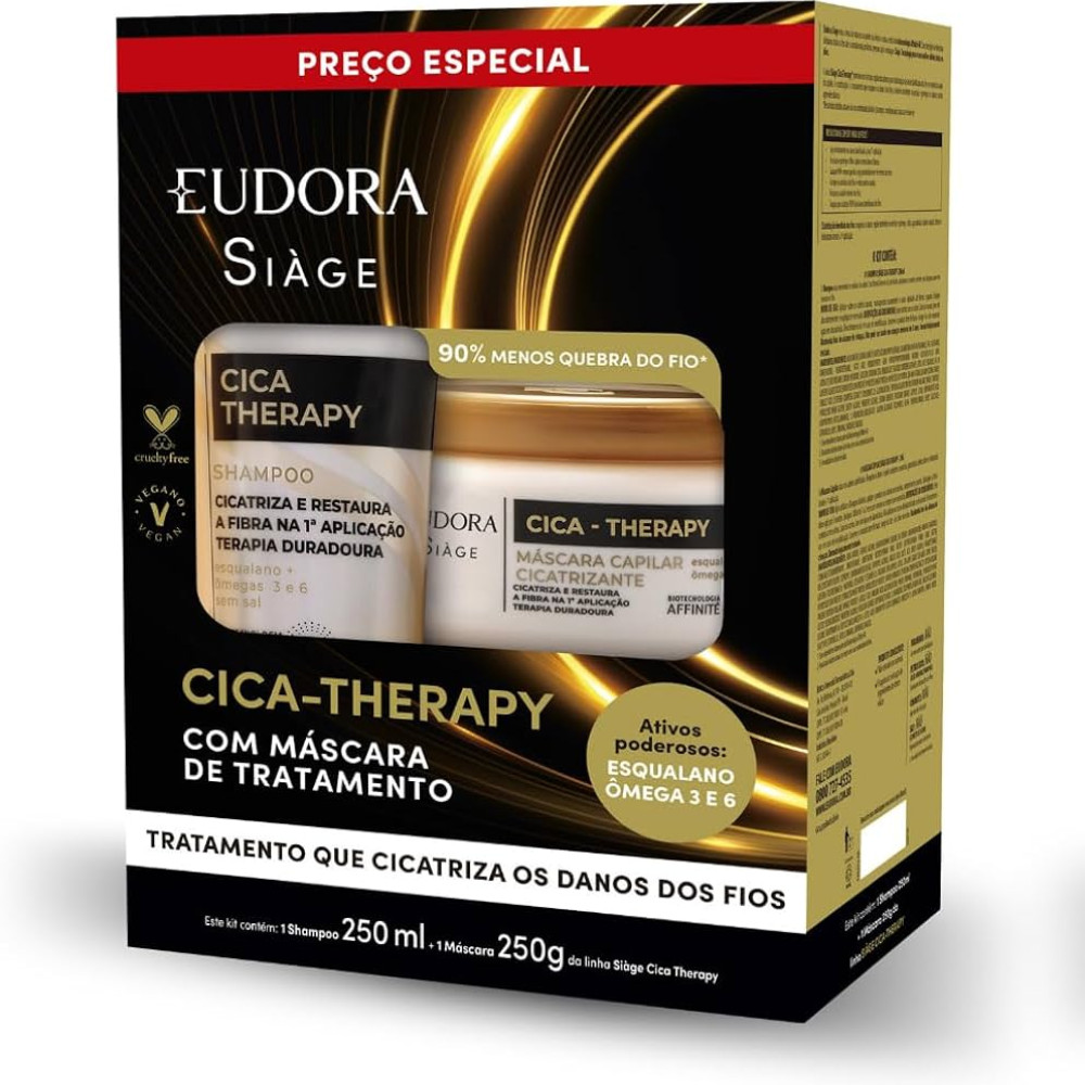 Siage Promopack (Shampoo  250ml + Mascara 250g) Cica Therapy
