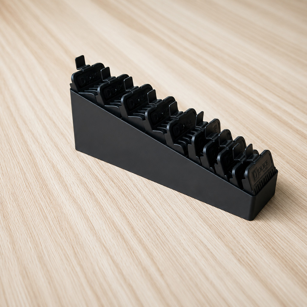 Suporte para Pentes de Máquina de Cortar Cabelo
