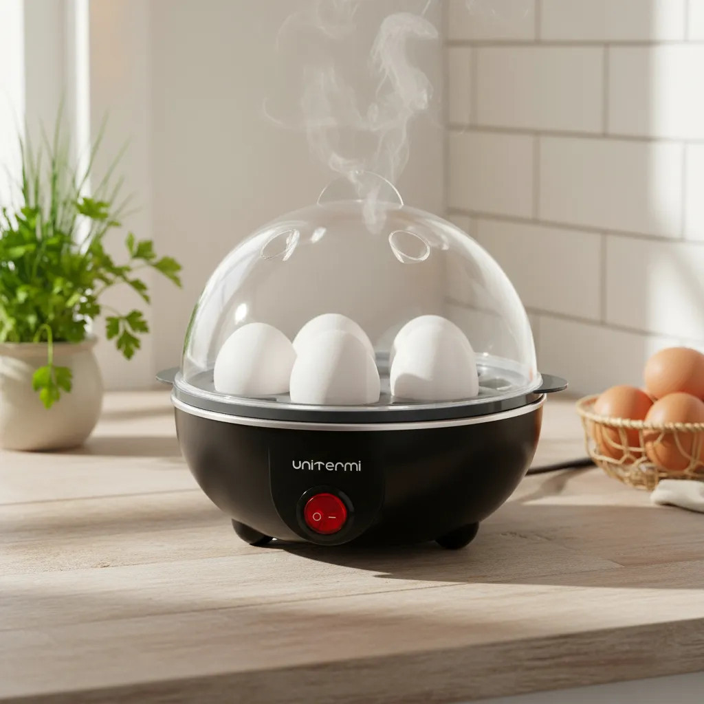 Cozedor de Ovos Elétrico 7 Ovos Portátil a Vapor 220V
