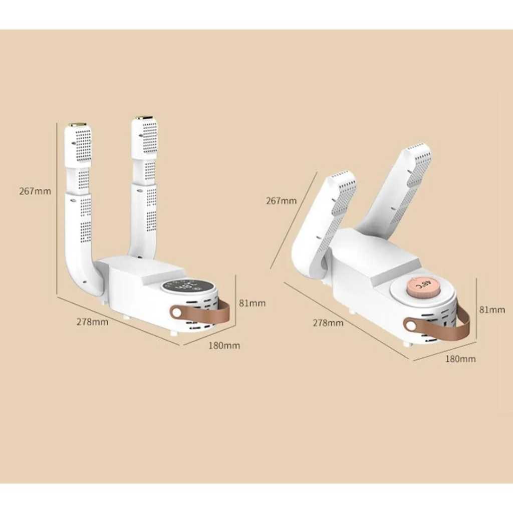 Seca Tênis Elétrico Esterilizador De Calçados 2 Em 1 Elimina Odores Bactérias 110V Ou 220V Portátil — imagem 2 de 2