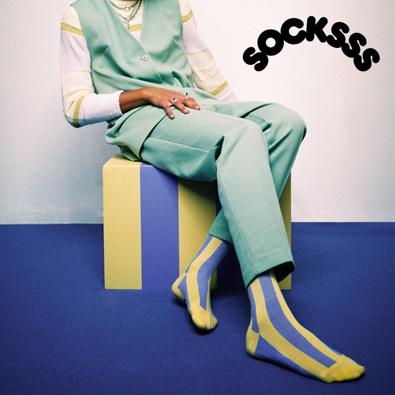 Suécia SOCKSS Algodão Orgânico Ambientalmente Amigável Meias de Cano Alto Colorido Listrado Xadrez TÊNIS WARY MEYERS