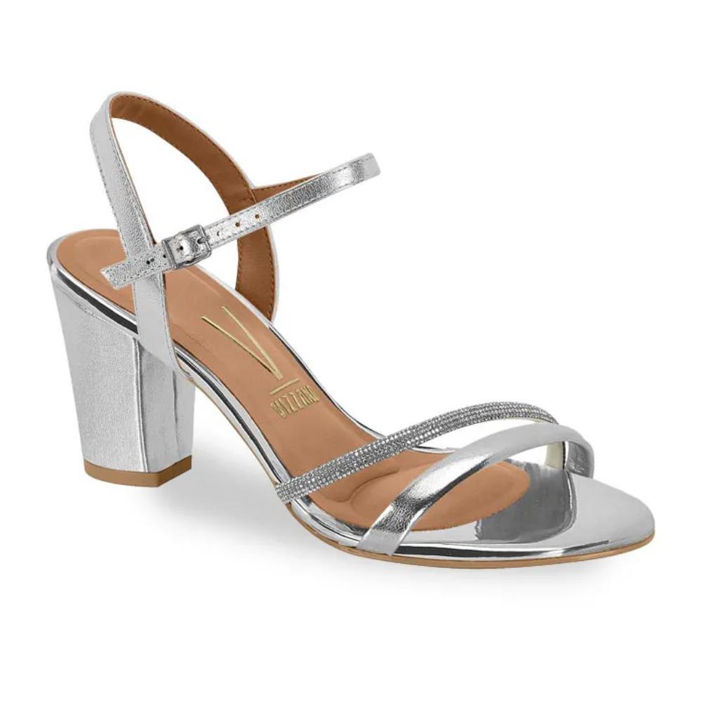 Sandália Salto Bloco Vizzano Feminino Elegante