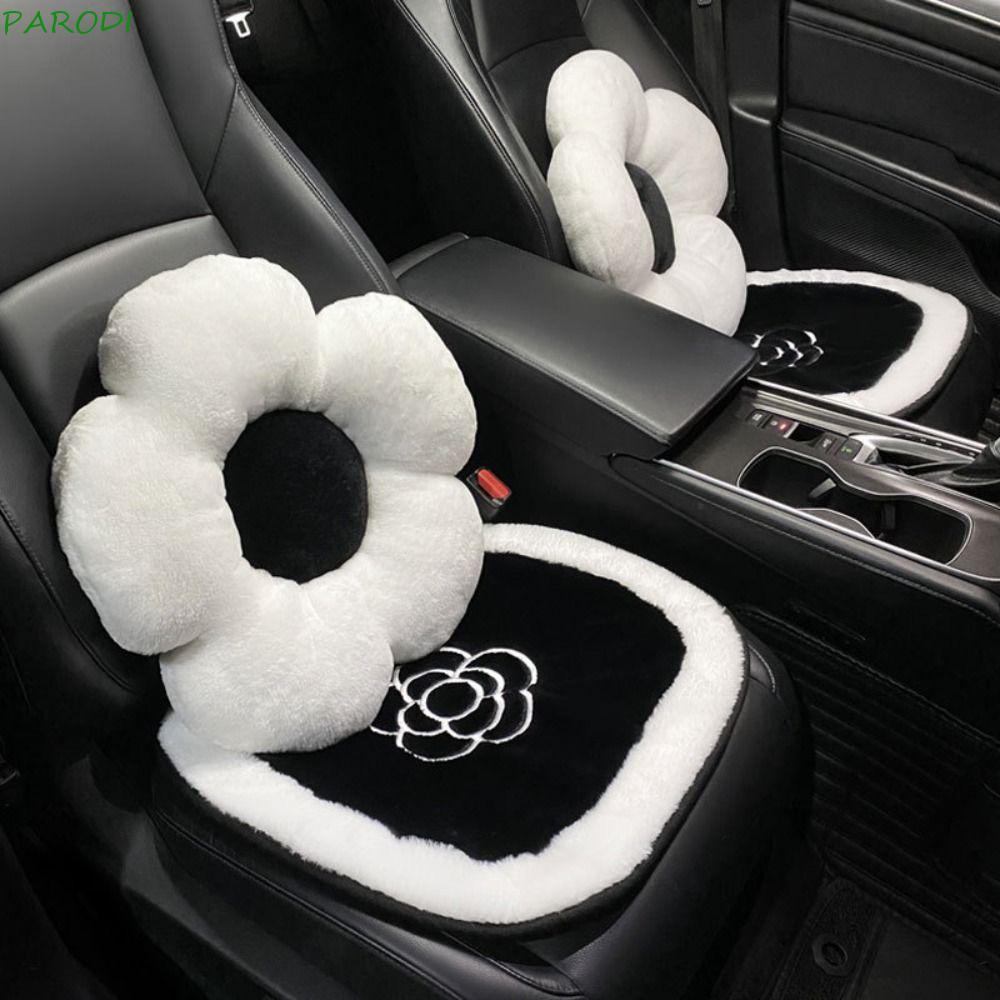 PARODI Flor Cabeça De Carro Travesseiro Pelúcia Criativo Protetor Automático Tapete Confortável Universal Almofada De As