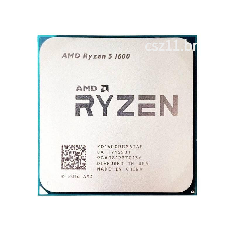 Processador AMD Ryzen 5 1600 R5 1600 3.2 GHz De Seis Núcleos E Doze Threads 65 W Soquete AM4