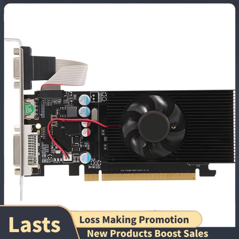 Placa Gráfica GT210 1GB DDR2 64Bit PCIE 2.0 GPU-De Vídeo De Mesa DVI VGA Compatível