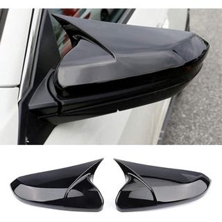 Capa de Espelho Retrovisor Compatível com Honda Civic 10ª Geração 2016-2021, Material ABS, Acabamento em Forma de Chifre