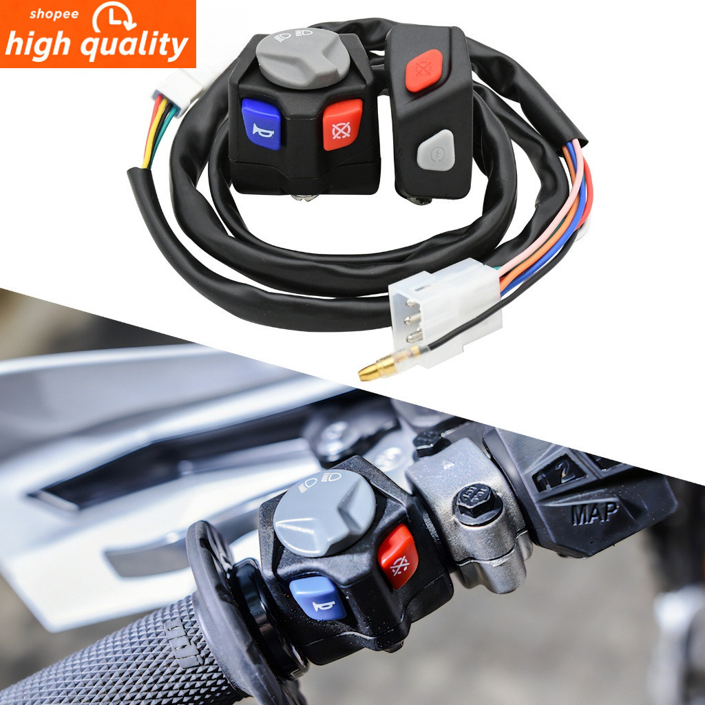 Acessorio Botao Comando Farol Alto Baixo Buzina E Partida Para Motocicleta Serie KTM EXCF XC XCW SXF TE FE ee-6303