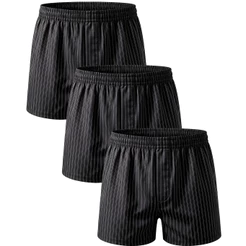 Kit 3 Cueca Samba Canção Listrada Kit Cueca Masculina Samba Canção Algodão Cuecas Usee Brasil