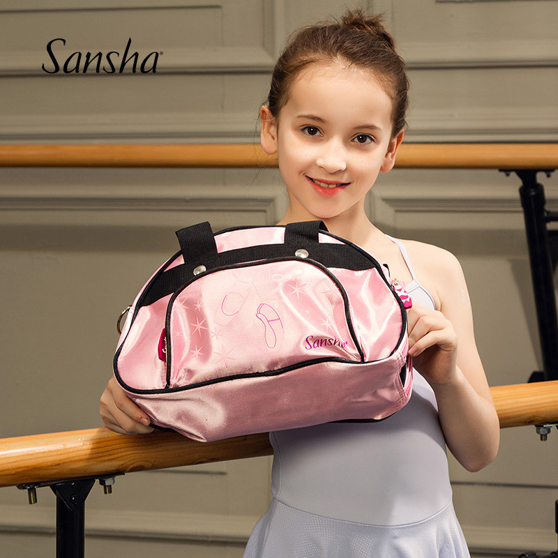 Sansha França Sansha Ballet Dance Bolsa de ombro à prova d'água Bolsa de armazenamento Crossbody Bolsa de sapato multifu