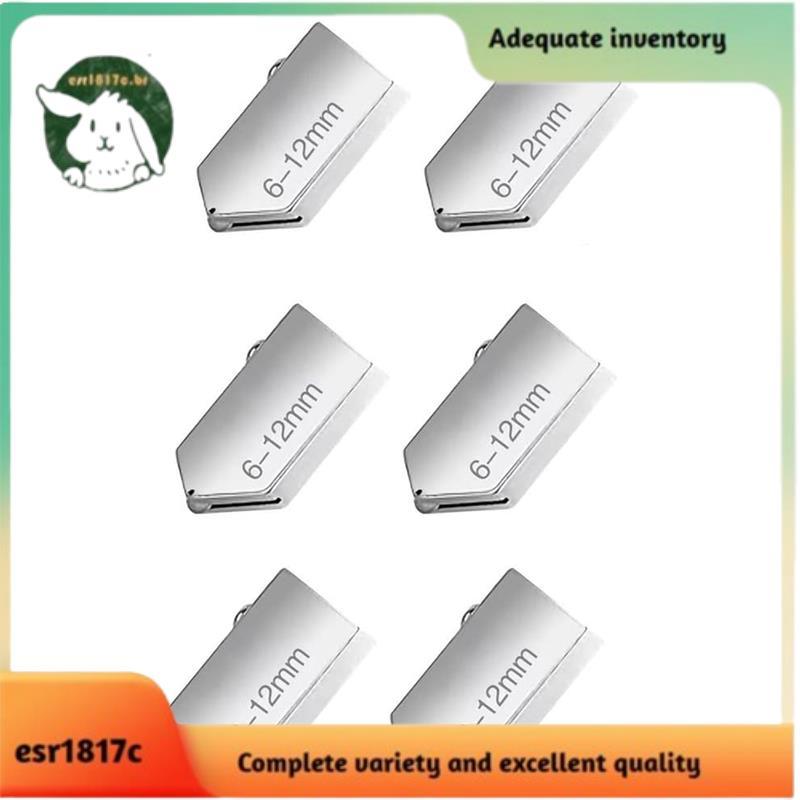 Cabeças De Corte De Vidro De Carboneto De 6 Peças , Faixa De Largura De 2-6 Mm , Para Vitrificação E Artesanato De Vitra