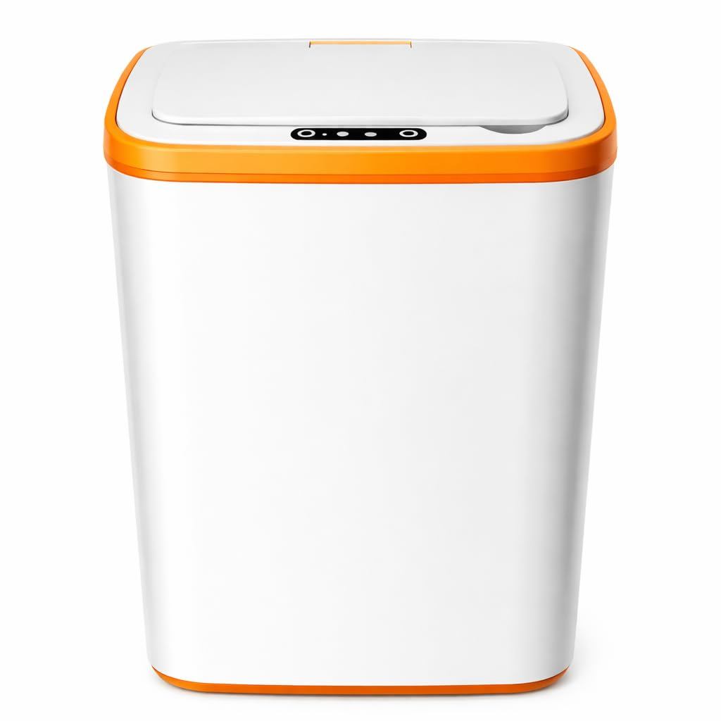 Pratito Lixeira Automática com Sensor Inteligente 15L, Sem Toque, Cozinha, Banheiro e Escritório