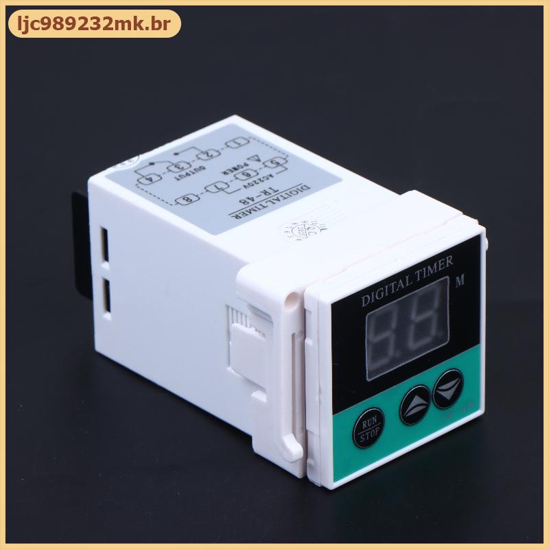 [MYBR] Relé Temporizador Digital AC 220V TR 48 Interruptor Controlador De Atraso De Tempo Programável Para Uso Em Forno