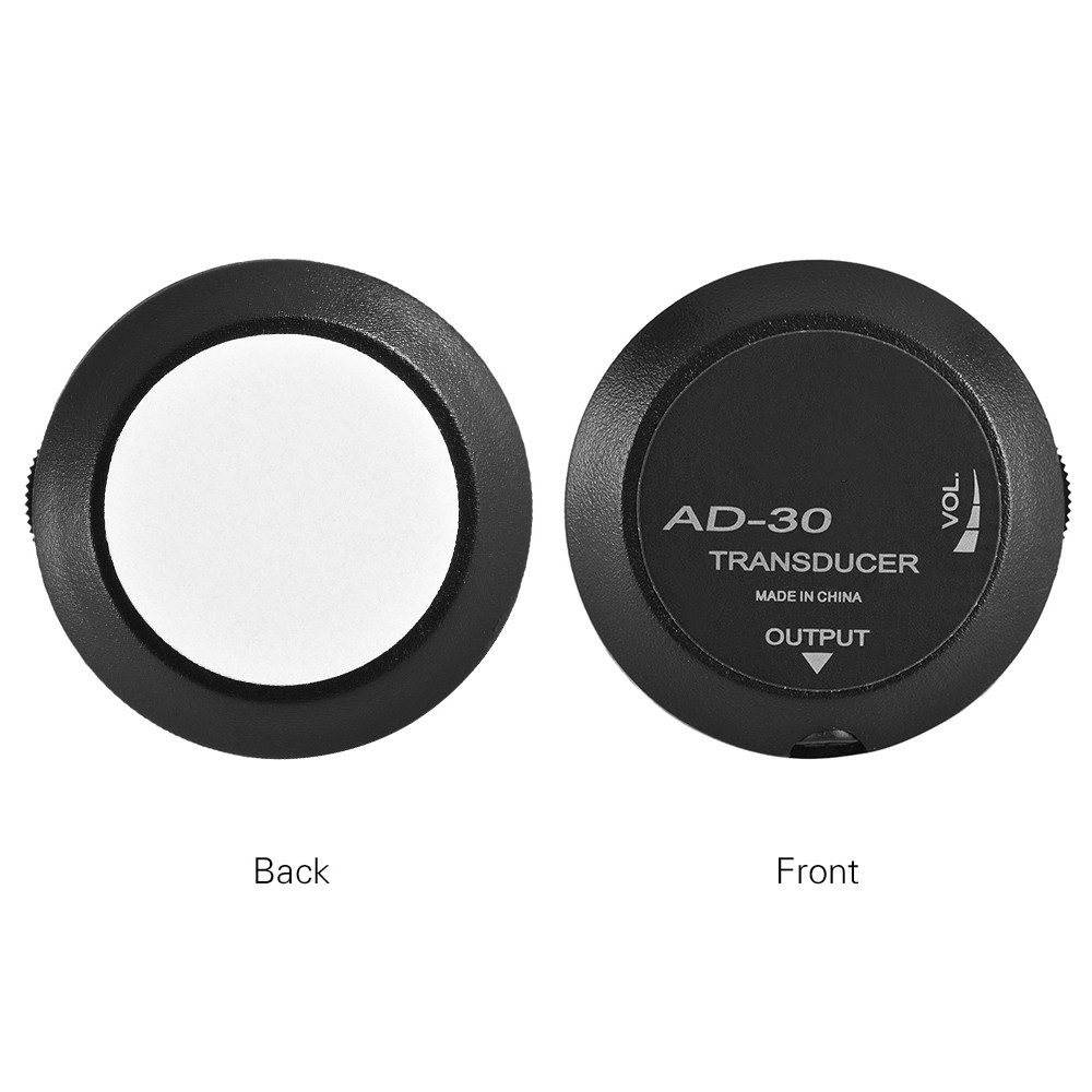 photop-BR Mini transdutor de microfone de contato piezo captador com plugue de saída de 6,35 mm braçadeira de unha