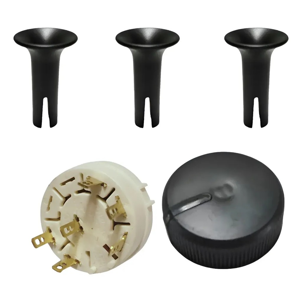 Interruptor E Botão +3 Pinos Ventilador Arno Vf30 Vf40 Turbo