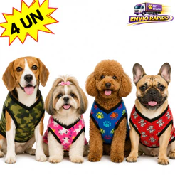 Kit 4 Roupinha N4 Para Cachorro Pequeno Porte Roupa Pet Frio