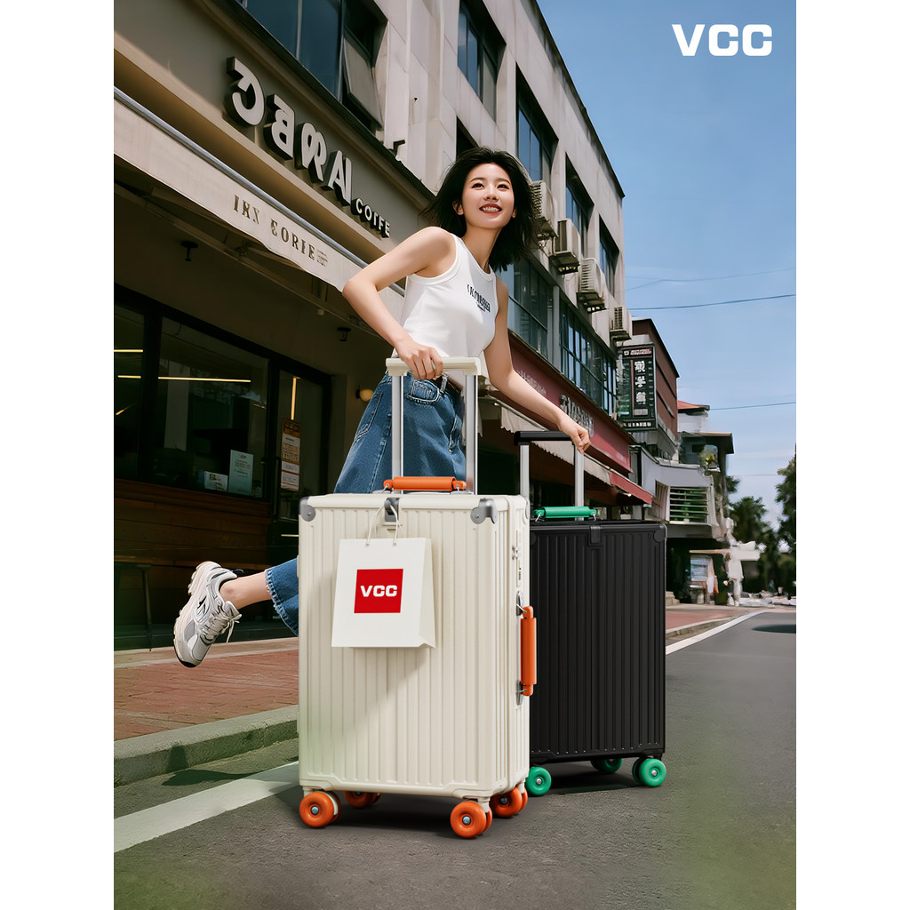 Bagagem feminina 2025 novo estilo 93cm grande capacidade forte durável senha viagem zíper 24 bagagem trole caso masculin