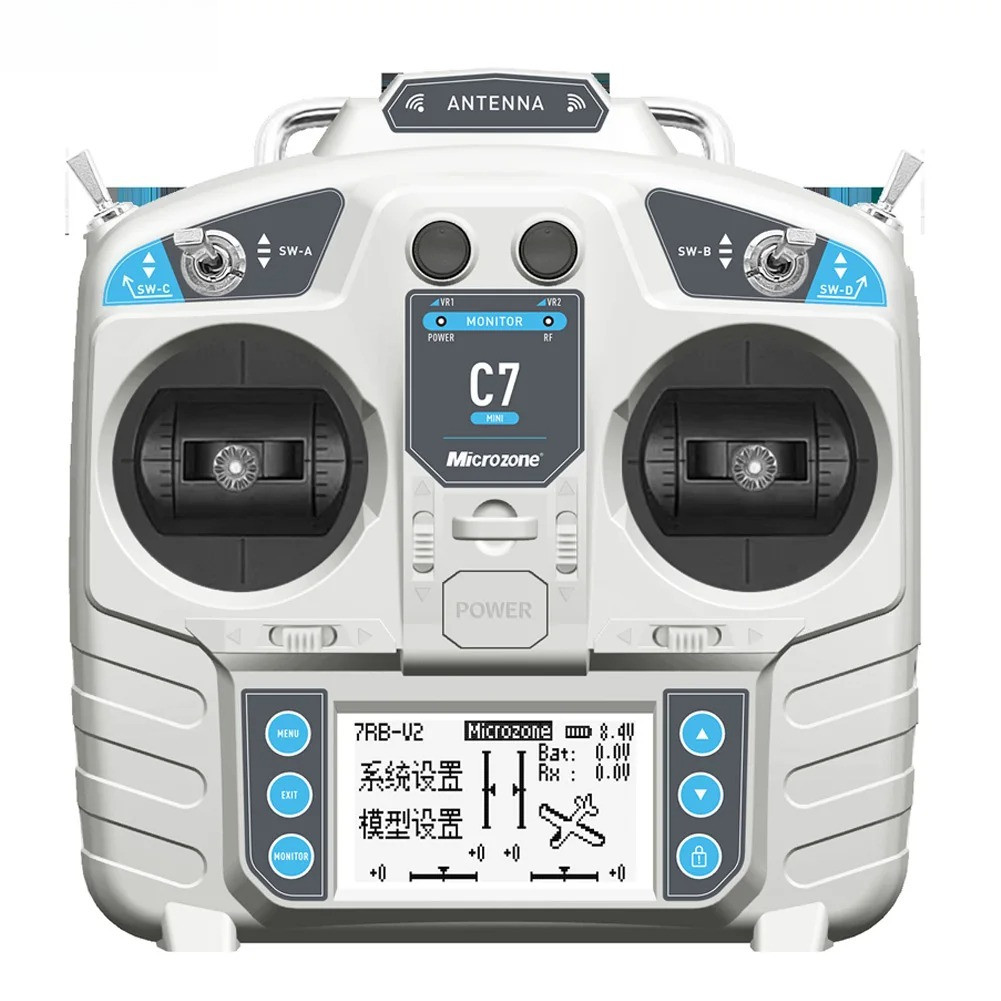Transmissor De Rádio MC7 C7 MINI 2.4G Combinado Com Receptor MC8RE Sistema De Ligação Sem Fio Completo Adequado Para Dro