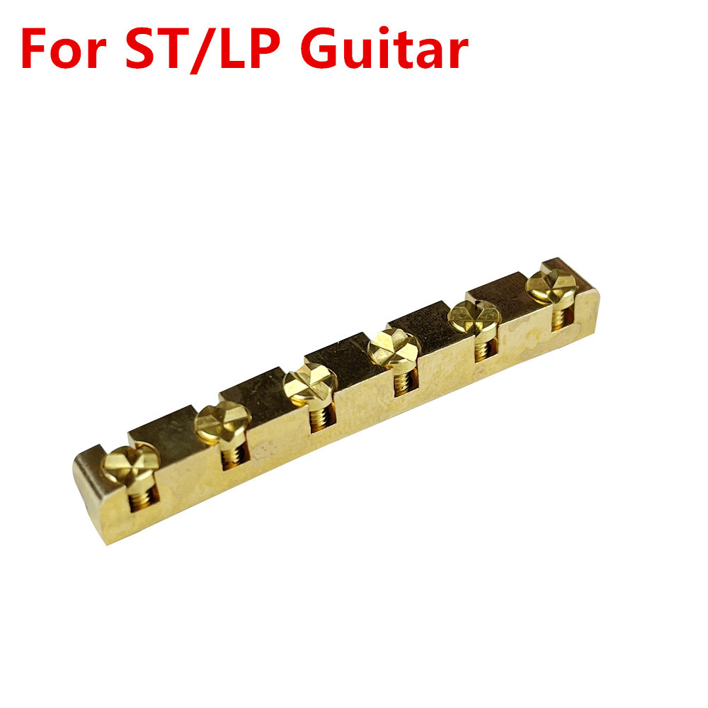 Feito No Japão À Prova De Quebra-Cabeça 1 Peça Guitarra Elétrica Latão Altura Ajustável Porca Para ST TL Les Paul LP SG