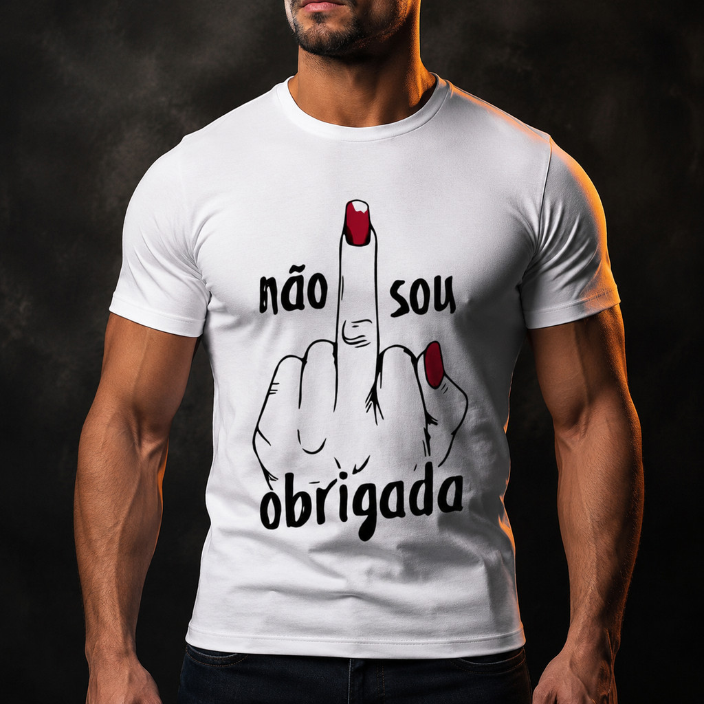 Camiseta Não Sou Obrigada - Dicelli